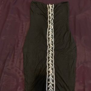 Sexy black mini dress